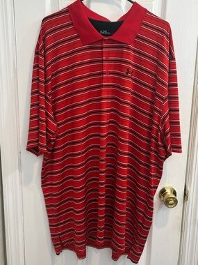 NWOT Under Armour black and red polo size 3XL
